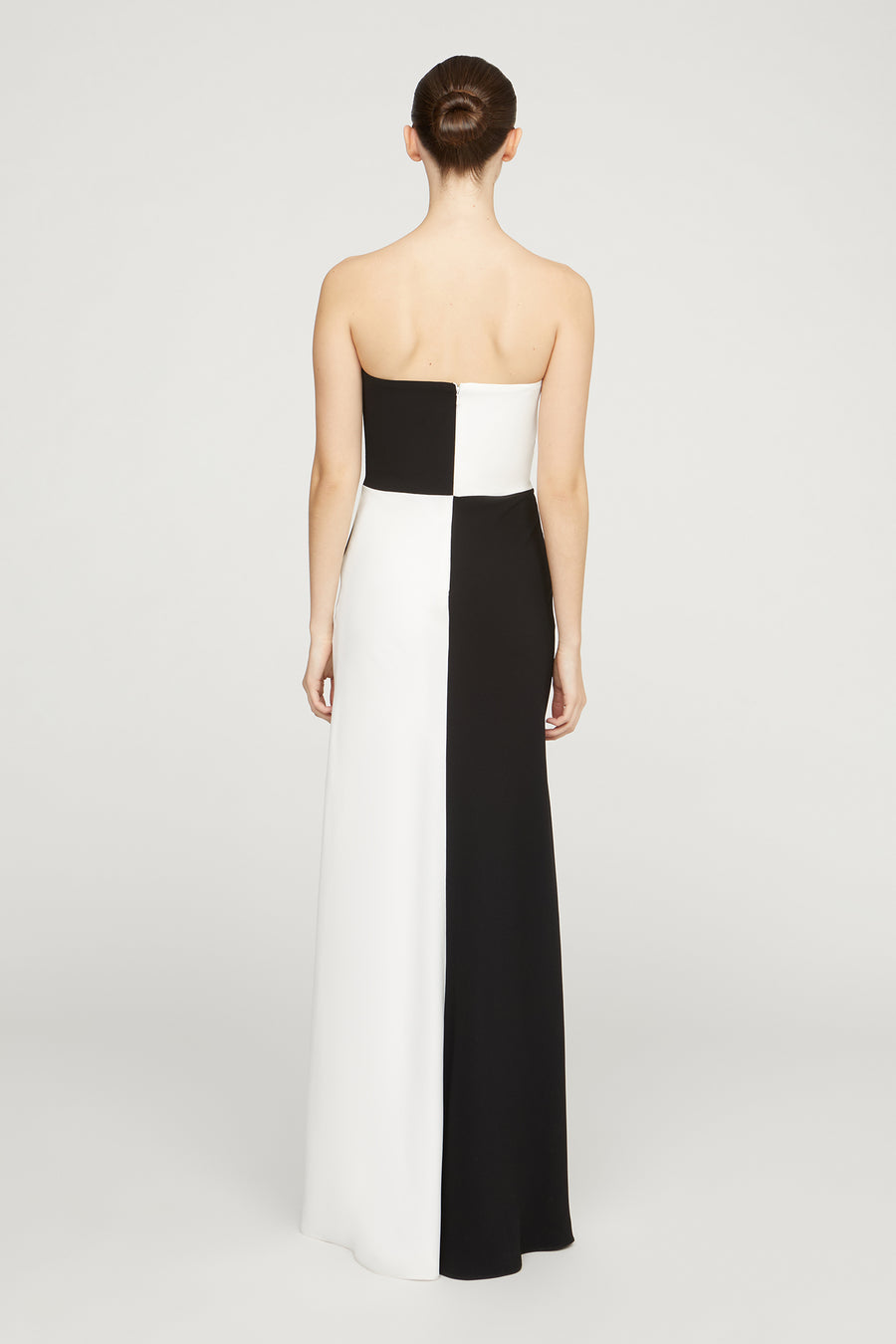 Cassia Crepe Color Block Gown Cassia Crepe Color Block Gown