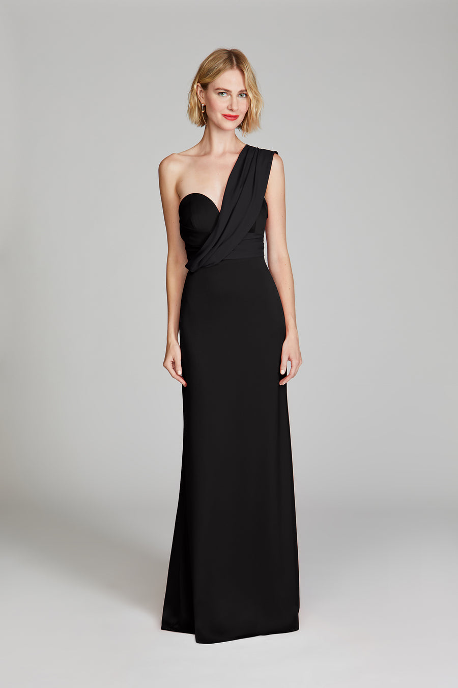 Roselle Crepe Gown Halston Roselle Crepe Gown Halston