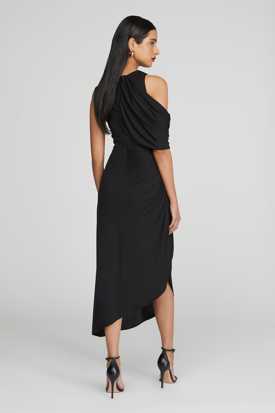 Gabrielle Matte Jersey Midi Halston Gabrielle Matte Jersey Midi Halston