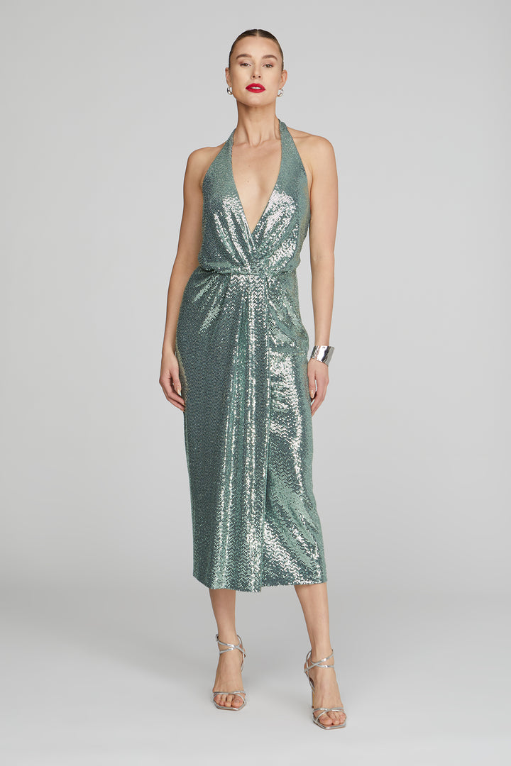 disco midi dress Leonie Disco Jersey Midi 10 / Black