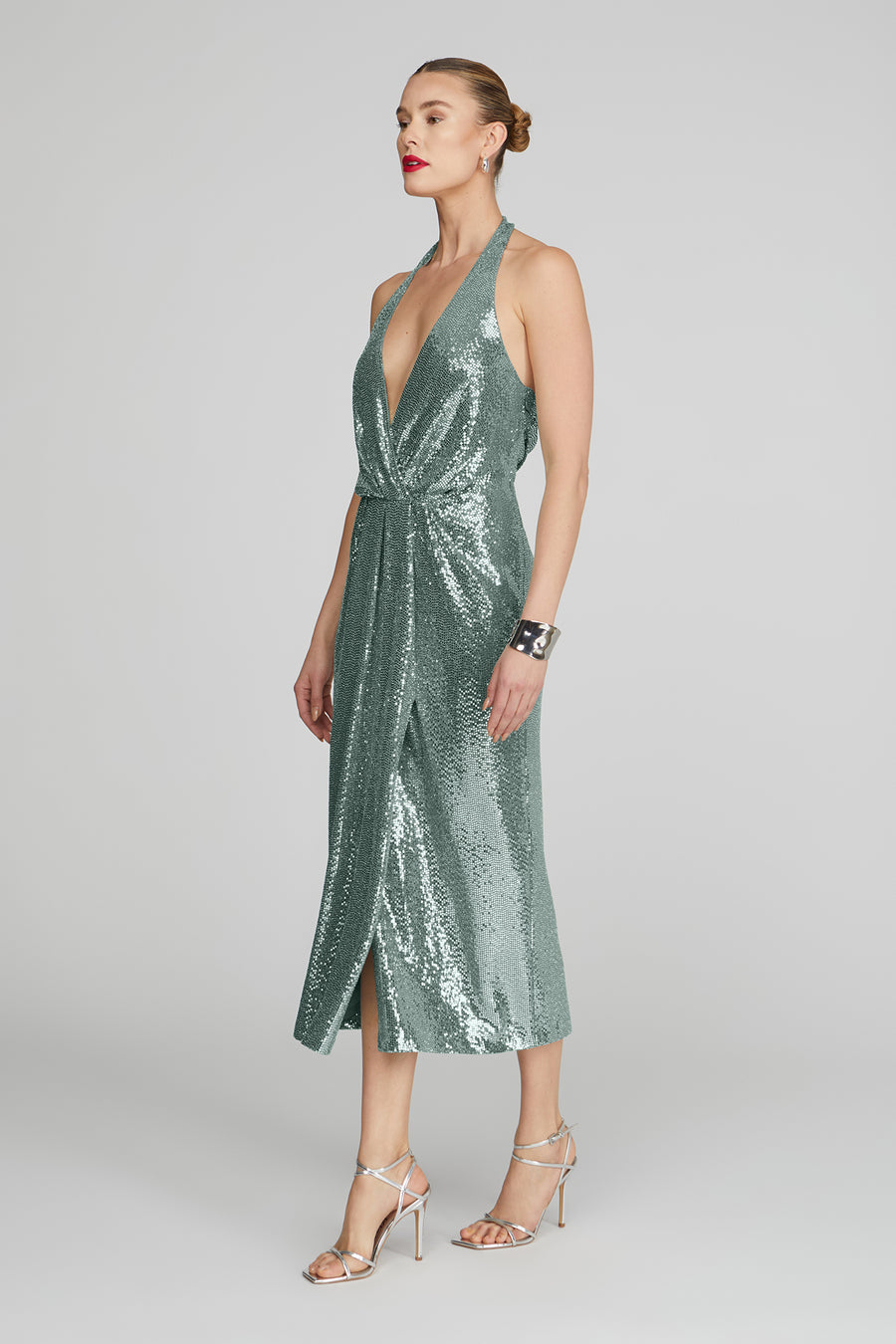 disco dress midi Leonie Disco Jersey Midi 0 / Black