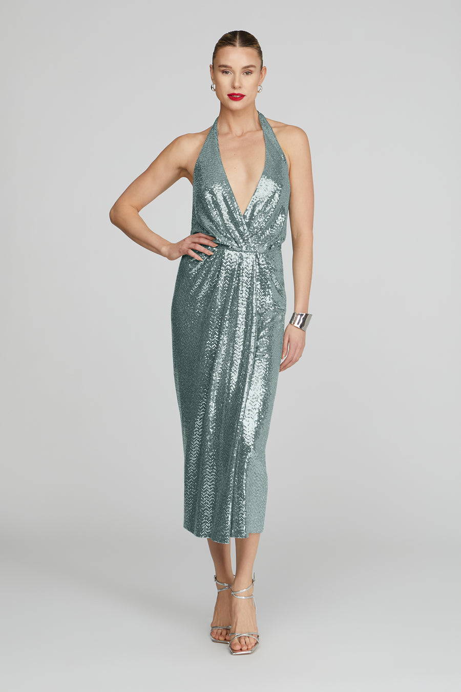 h&m v neck jersey dress Sevyn V-Neck Jersey Dress by Hale Bob Frockaholics at Momento Dezigns