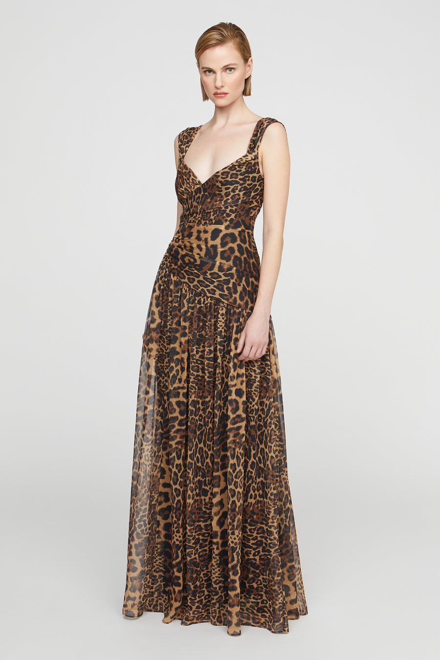 Claudia Chiffon Gown Halston Claudia Chiffon Gown Halston