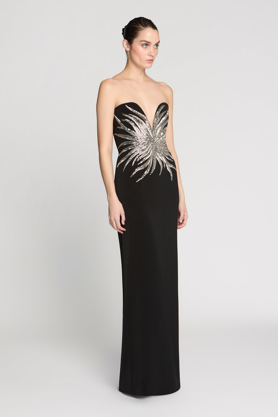 Lotta Stretch Crepe Gown