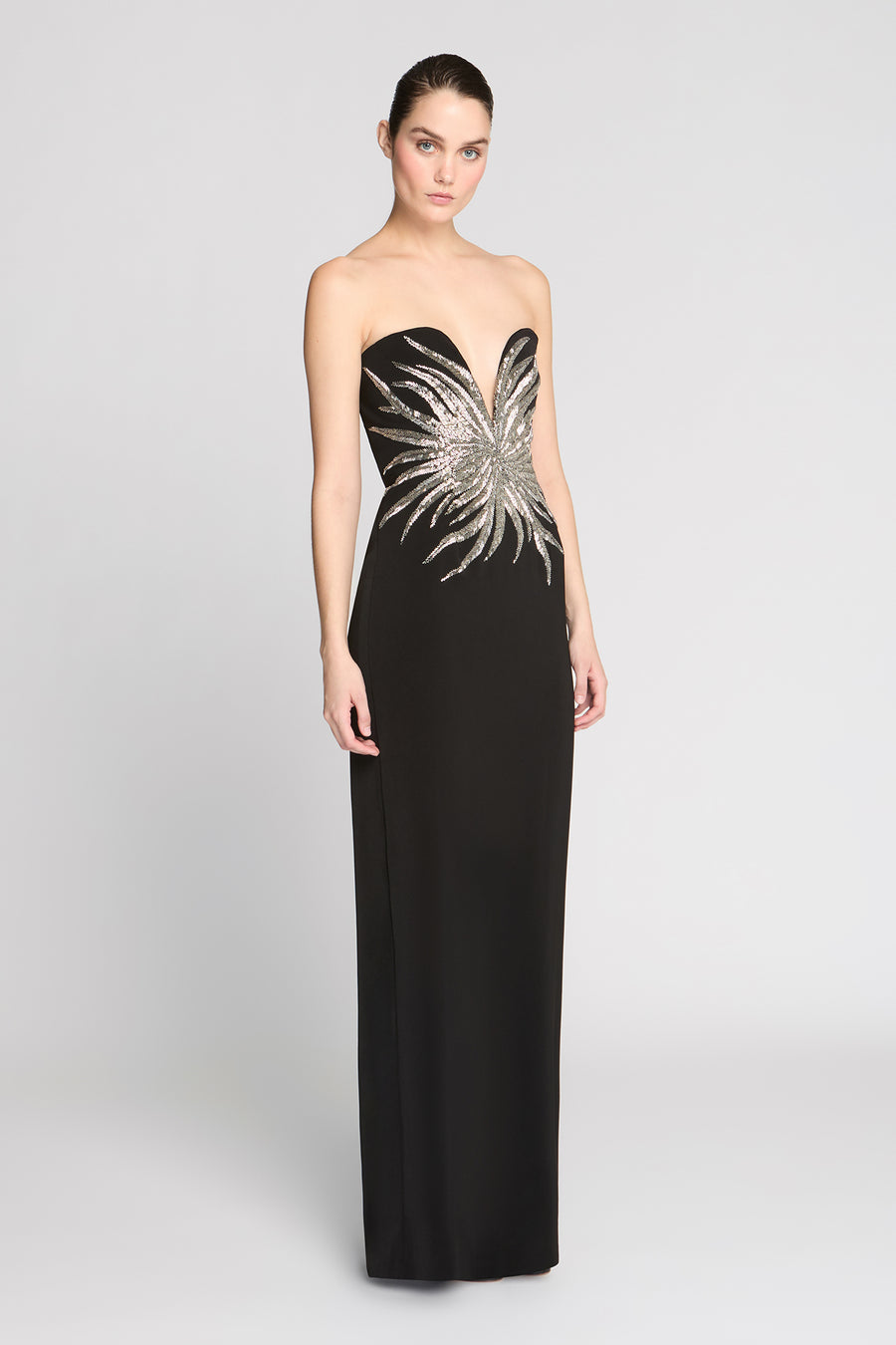 Lotta Stretch Crepe Gown