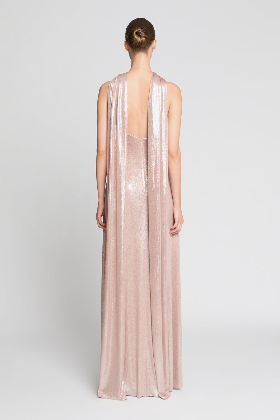 Sofie Metallic Jersey Gown