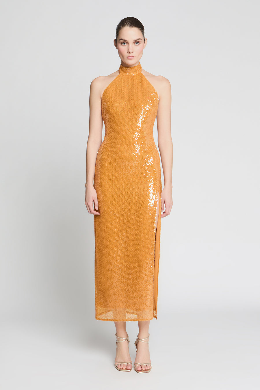 Alva Sequin Midi Dress