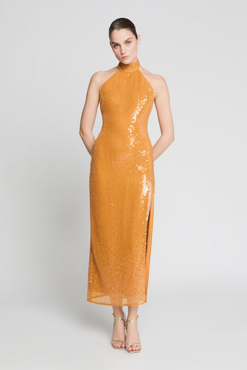 Alva Sequin Midi Dress