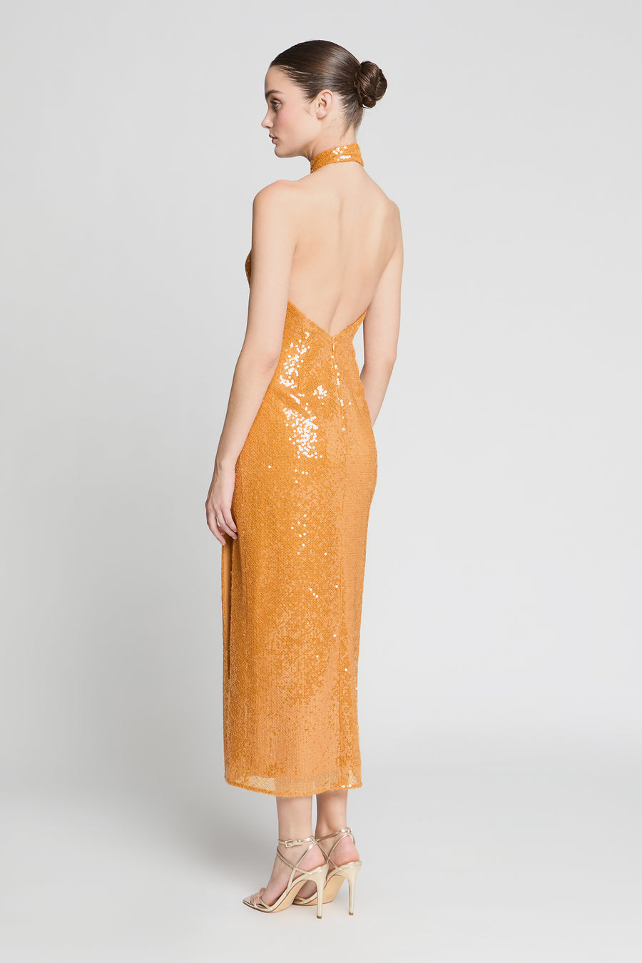 Alva Sequin Midi Dress Halston Alva Sequin Midi Dress Halston