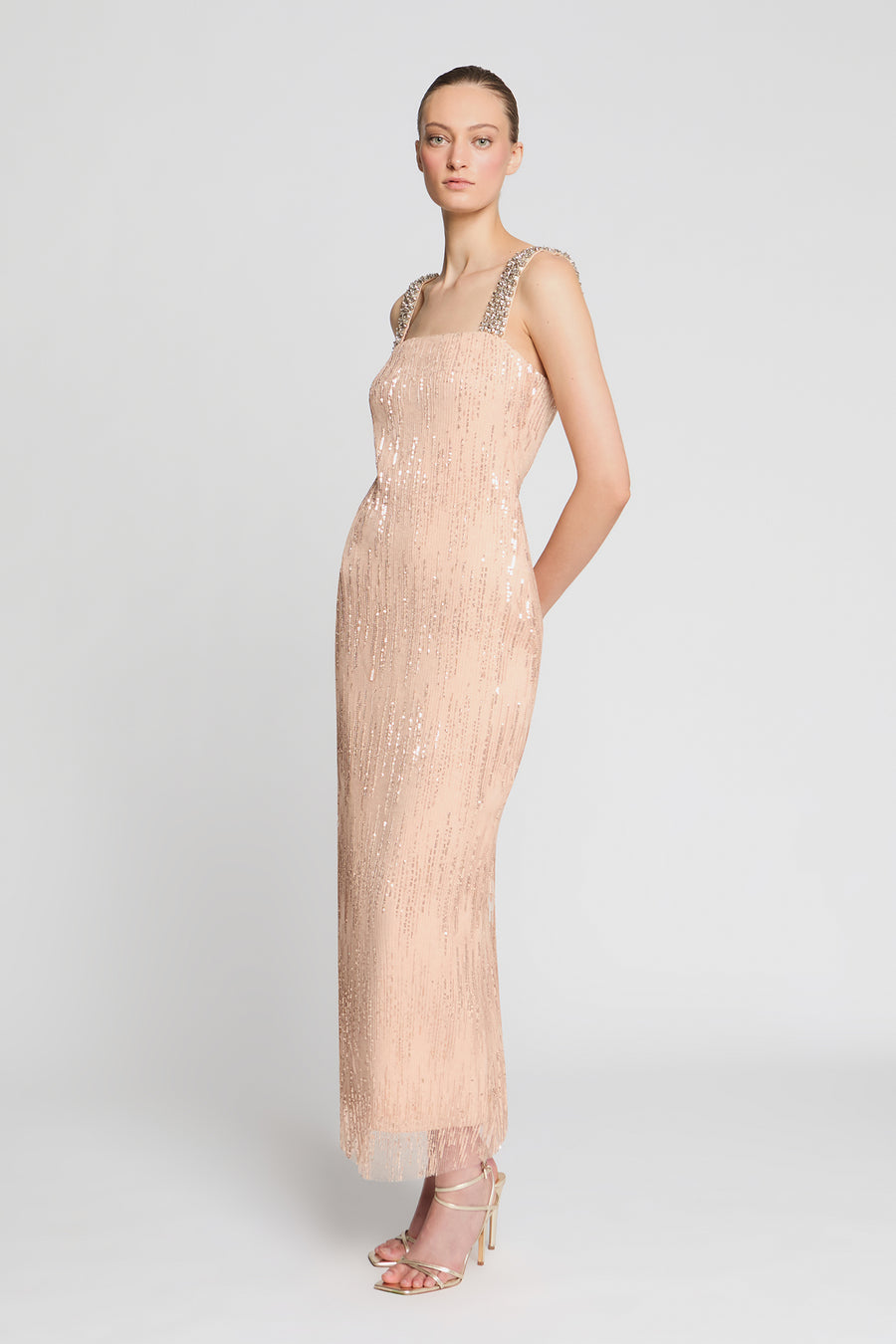 Eila Tulle Midi Dress