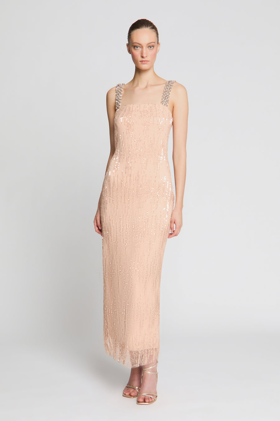 tulle midi dress Chich HAREM's Brides romantic and made to move MissJophiel Sweetheart Tulle Midi Formal