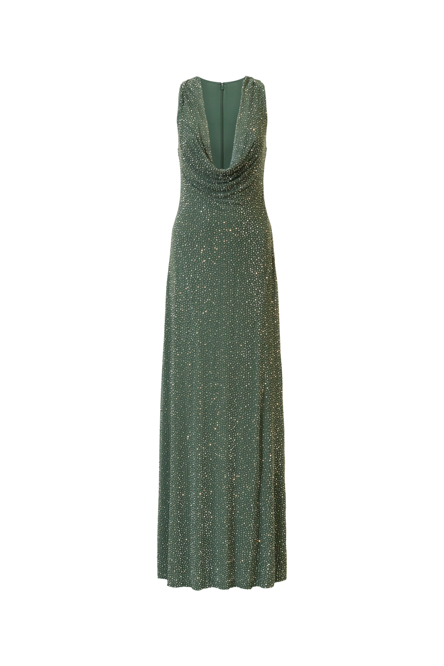 Sunni Crystal Mesh Gown