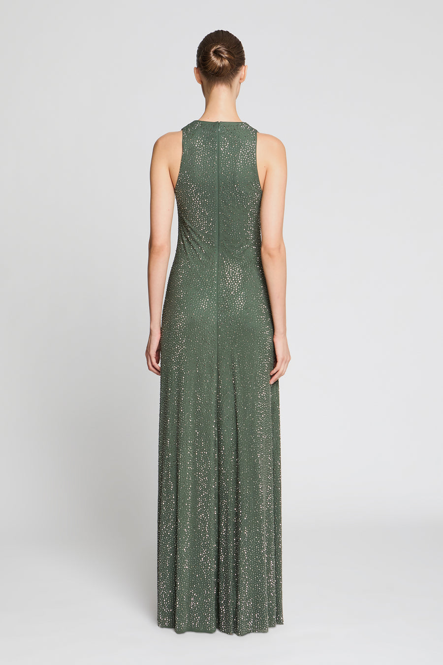 Sunni Crystal Mesh Gown