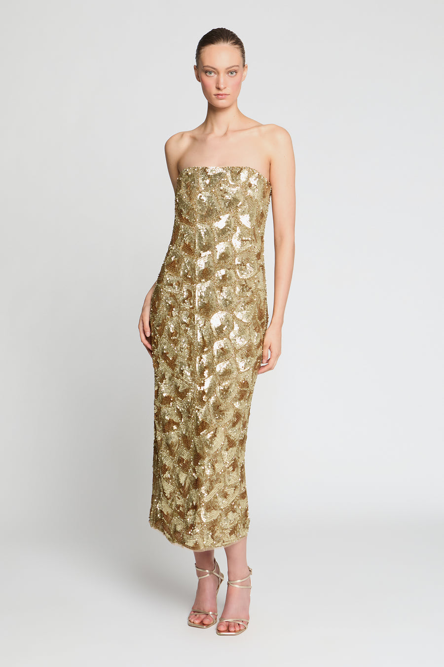Sigrid Beaded Midi Dress