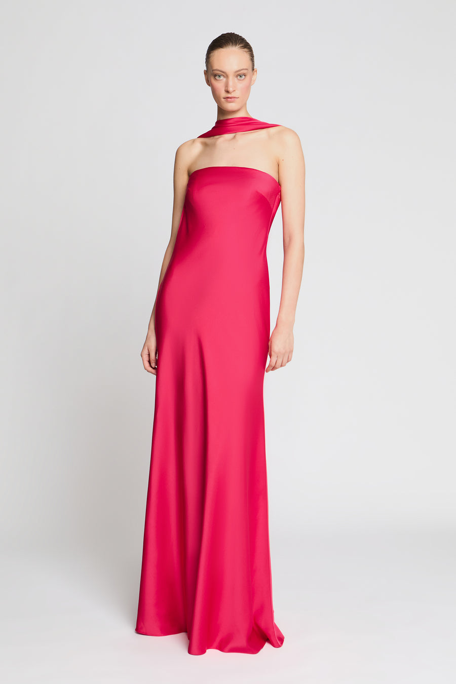 Vali Crepe Gown – Halston Vali Crepe Gown – Halston