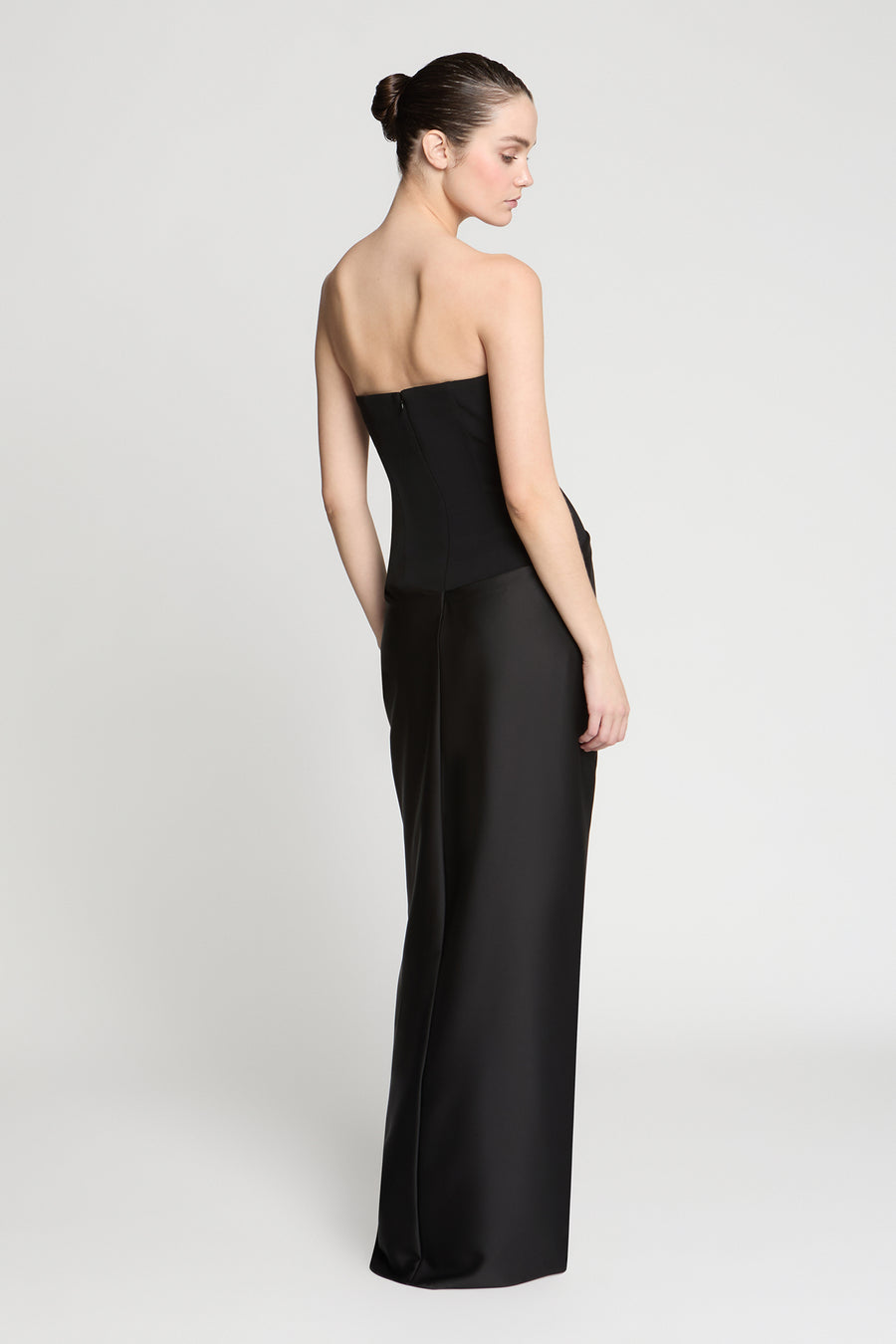 Sanna Crepe And Satin Gown