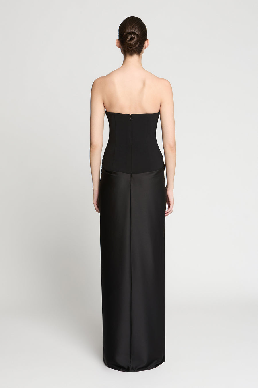 Sanna Crepe And Satin Gown