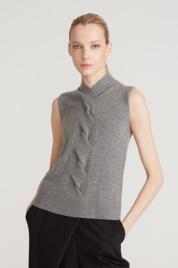 Fay Wool Cash Cable Sweater