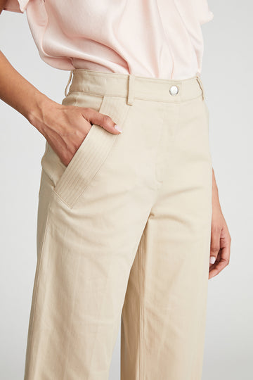 Sam Pant In Cotton Twill