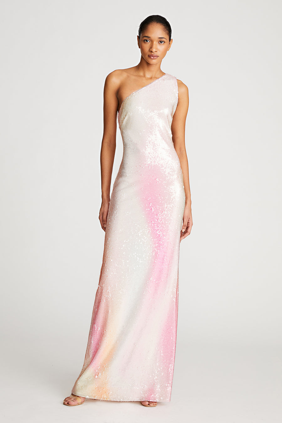 Tanya Gown In Printed Sequins