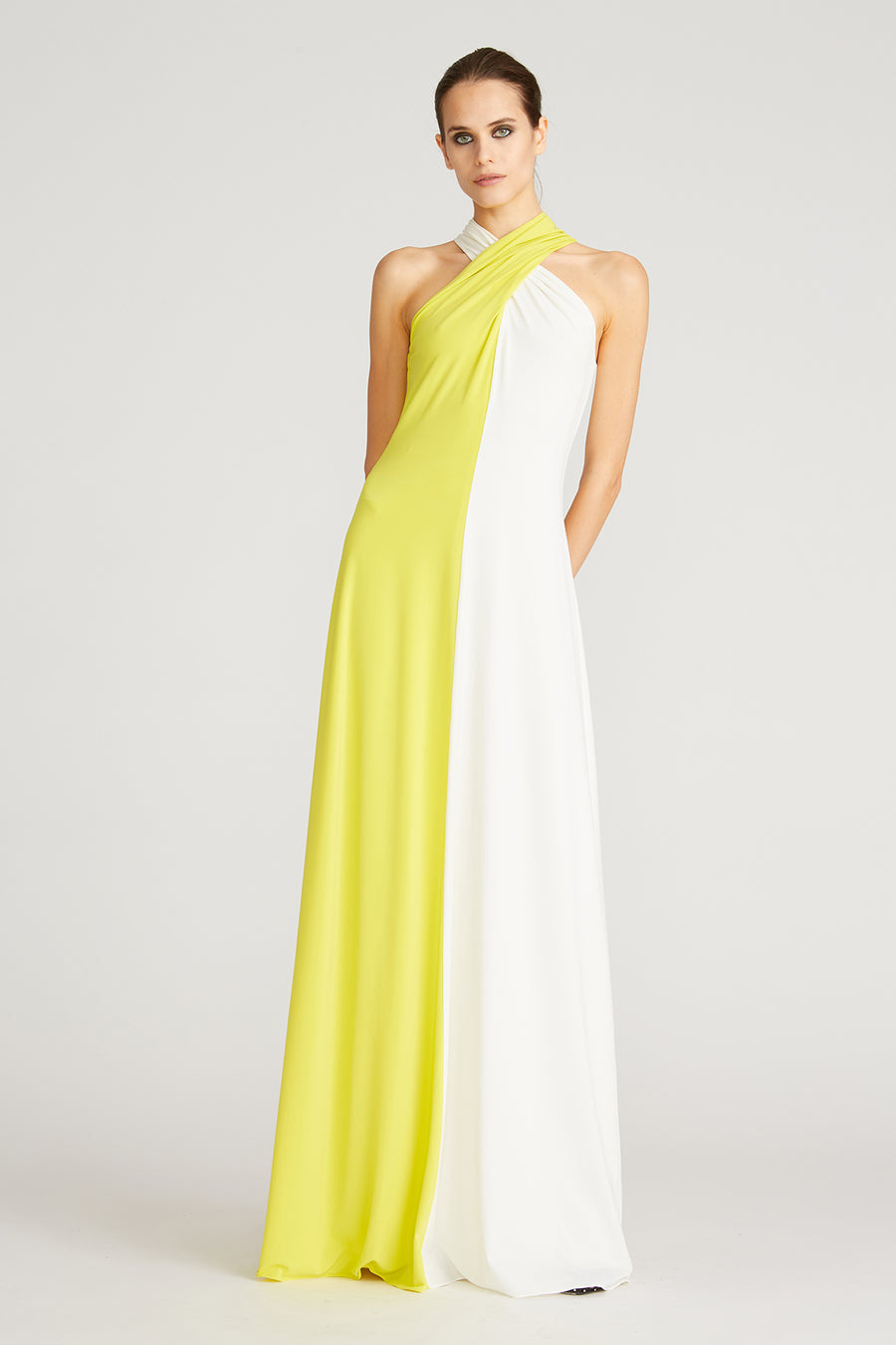 Dian Draped Jersey Gown