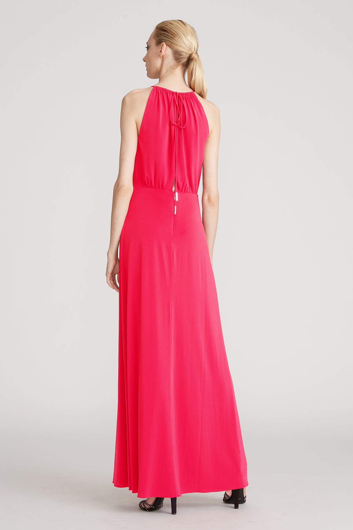 Prissa Halterneck Gown Blue