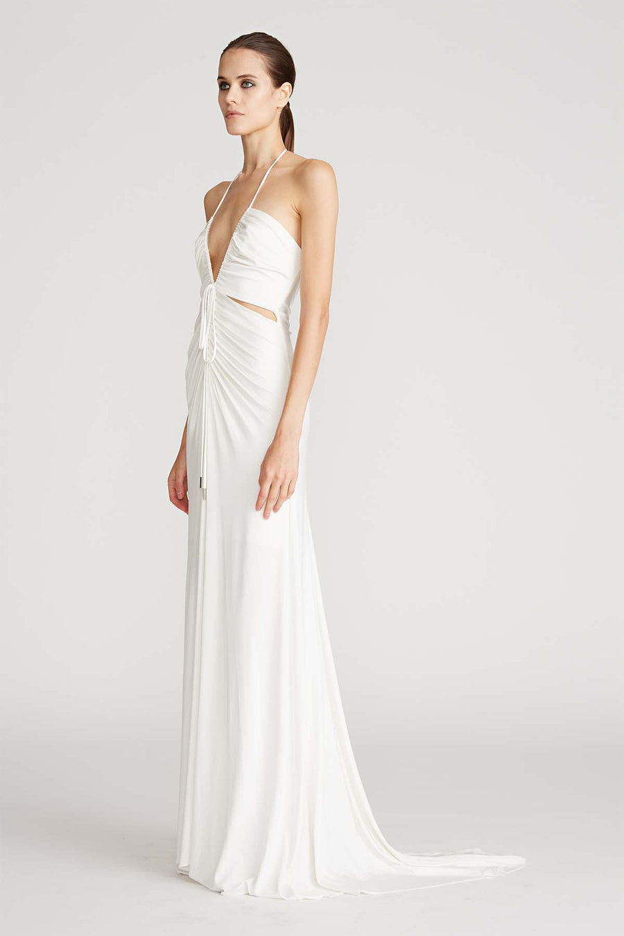 Grace Ruched Jersey Gown