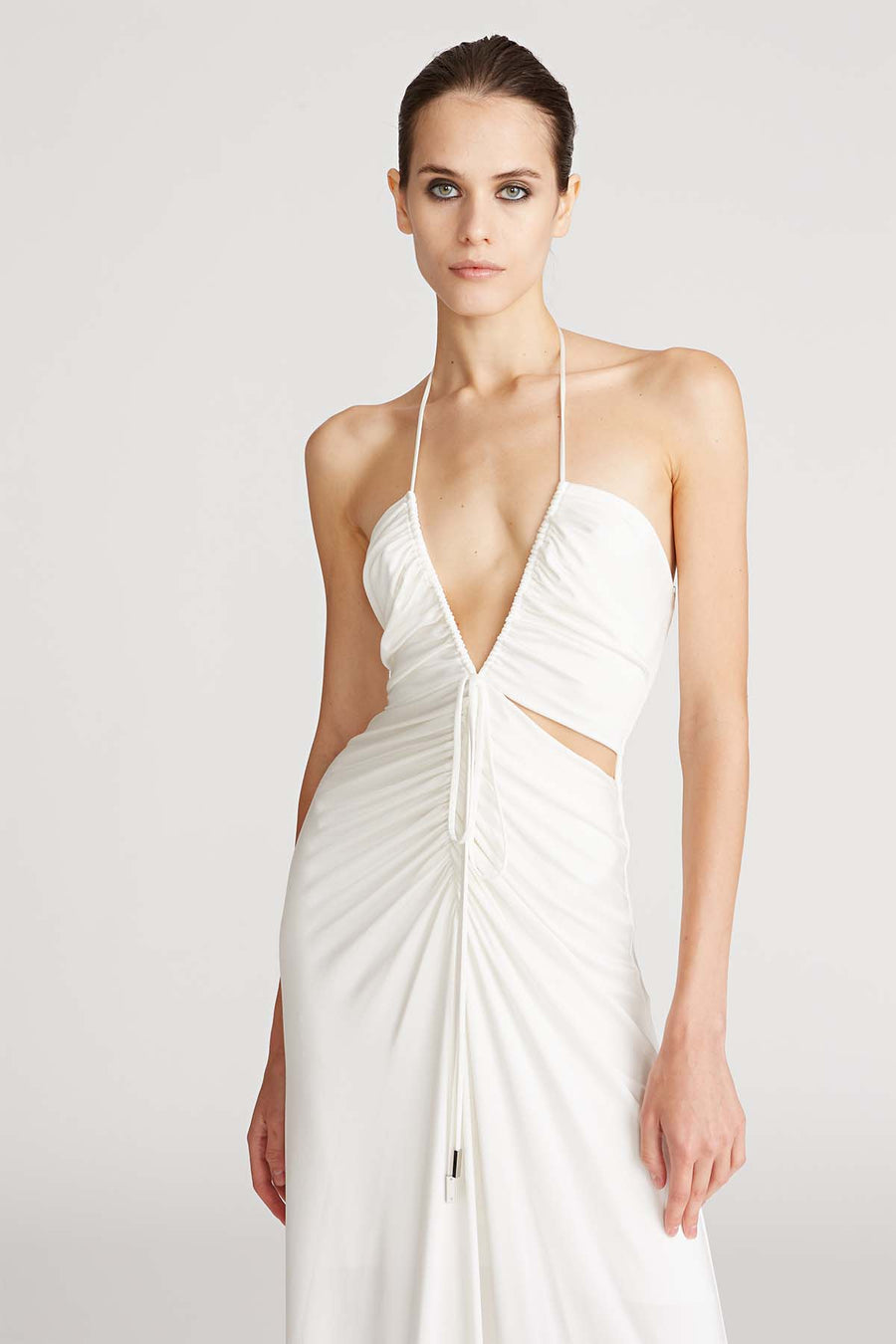 Grace Ruched Jersey Gown