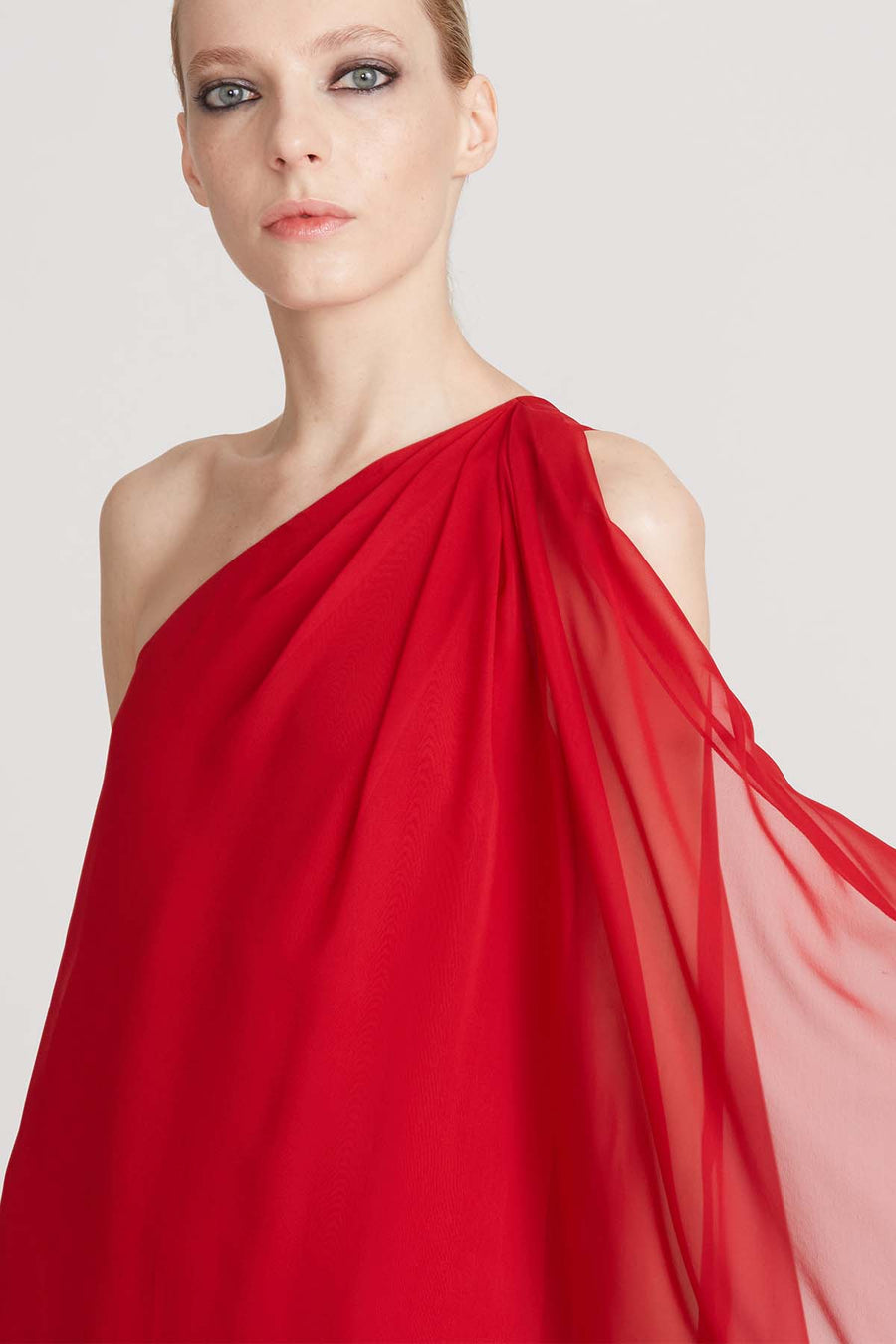 halston heritage red off shoulder dress Halston Heritage Off Shoulder Dress, Rose Red, Women's 6