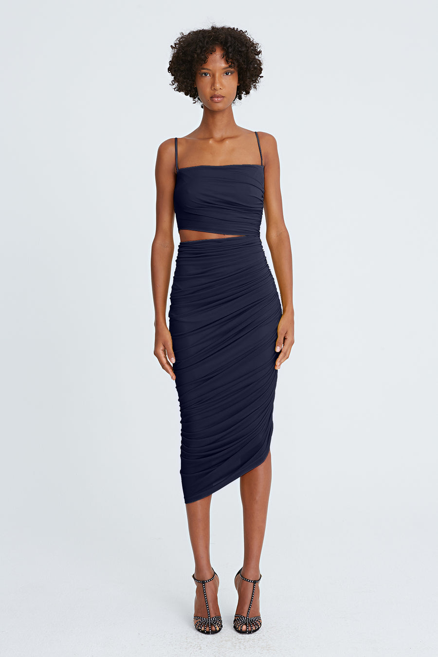 Averie Jersey Draped Cocktail