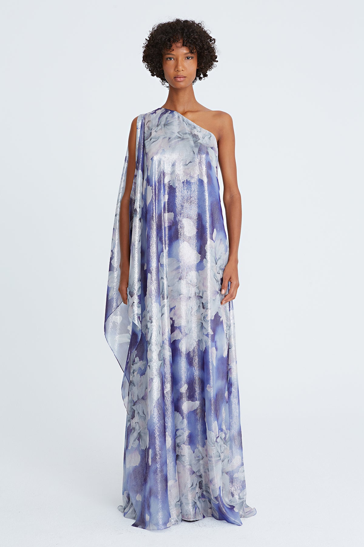 Madeline Chiffon Cascade Gown