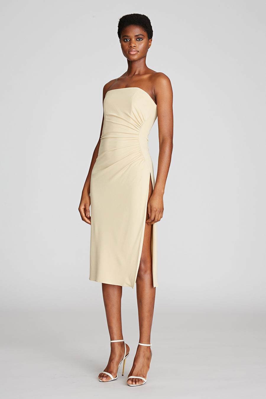 Myra Dress In Matte Jersey Halston Myra Dress In Matte Jersey Halston