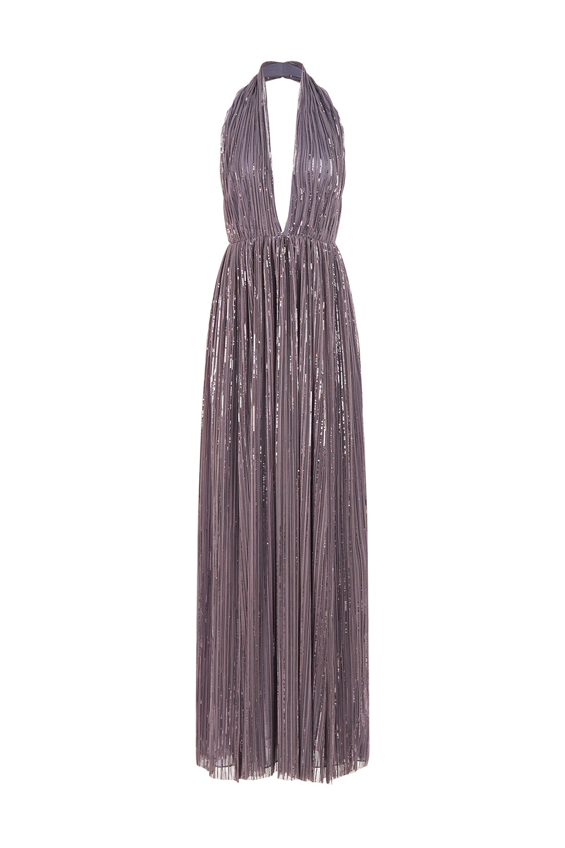 Valery Gown In Pleated Sequins – Halston