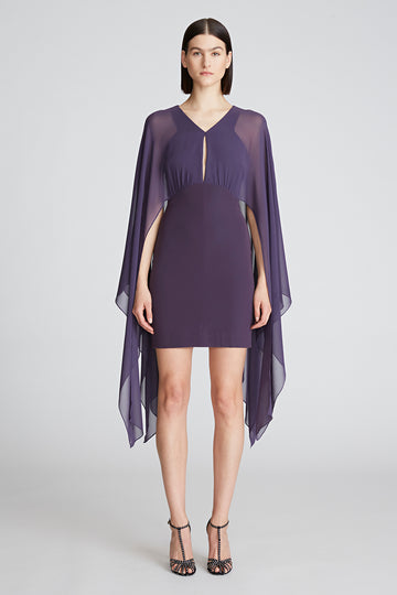 Kennedy Dress In Crepe and Chiffon