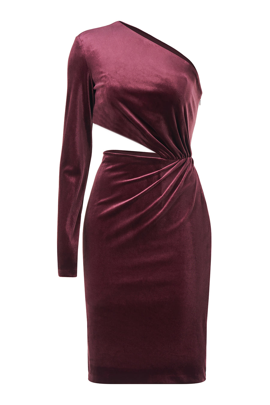 Amara Dress In Velvet Halston Amara Dress In Velvet Halston