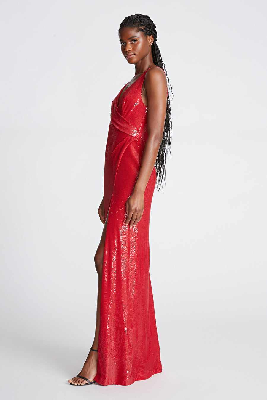 whitney red dress Pretty Dot Whitney Dress