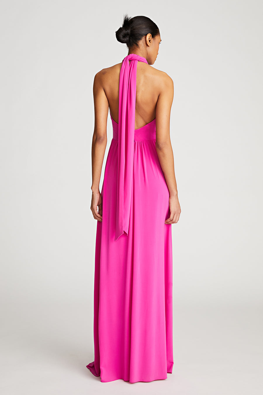Jenifer Gown In Stretch Jersey Halston Jenifer Gown In Stretch Jersey Halston