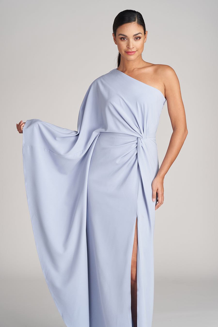 Ariella Gown In Fluid Crepe