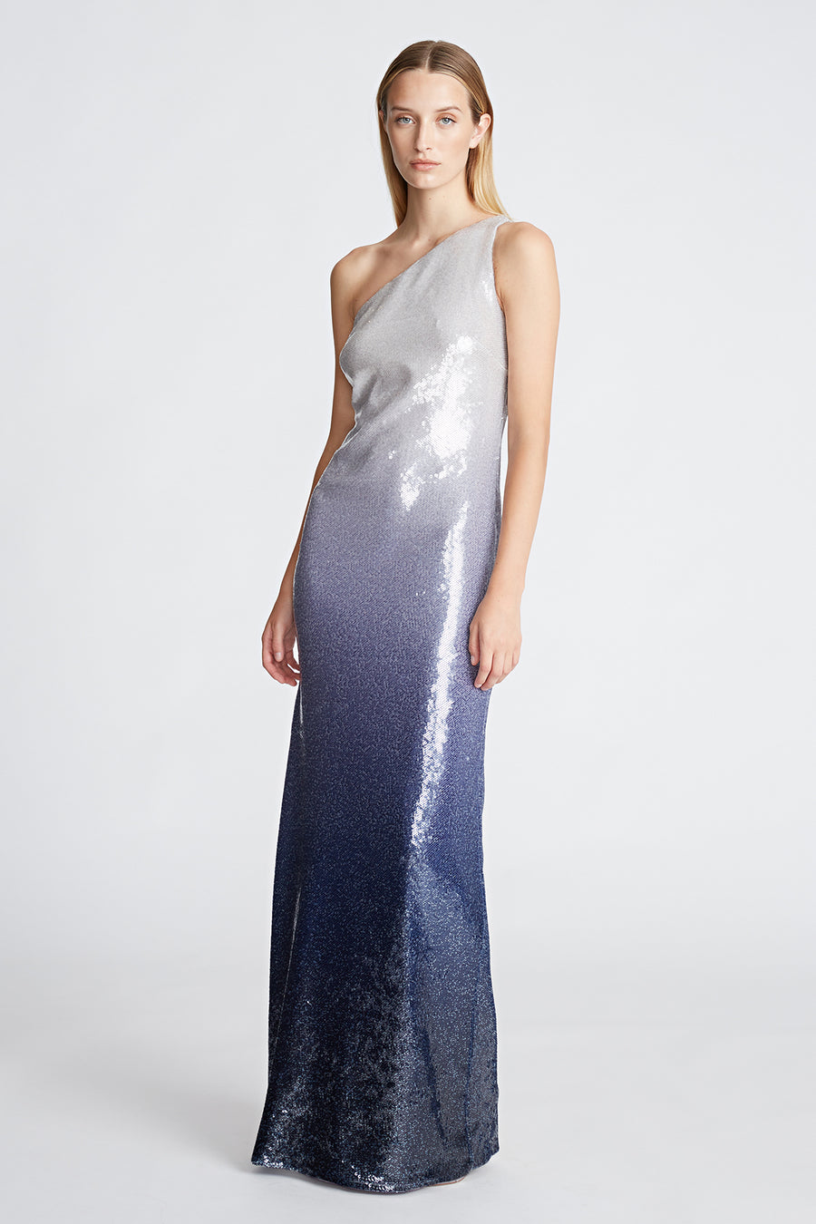 Tiana Gown In Ombre Sequins