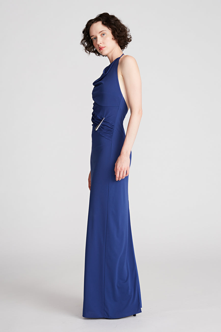 christina model blue dress Christina Wu Occasions Royal Blue Sequin A-Line Semi Dress Strappy Size 16 Lot8