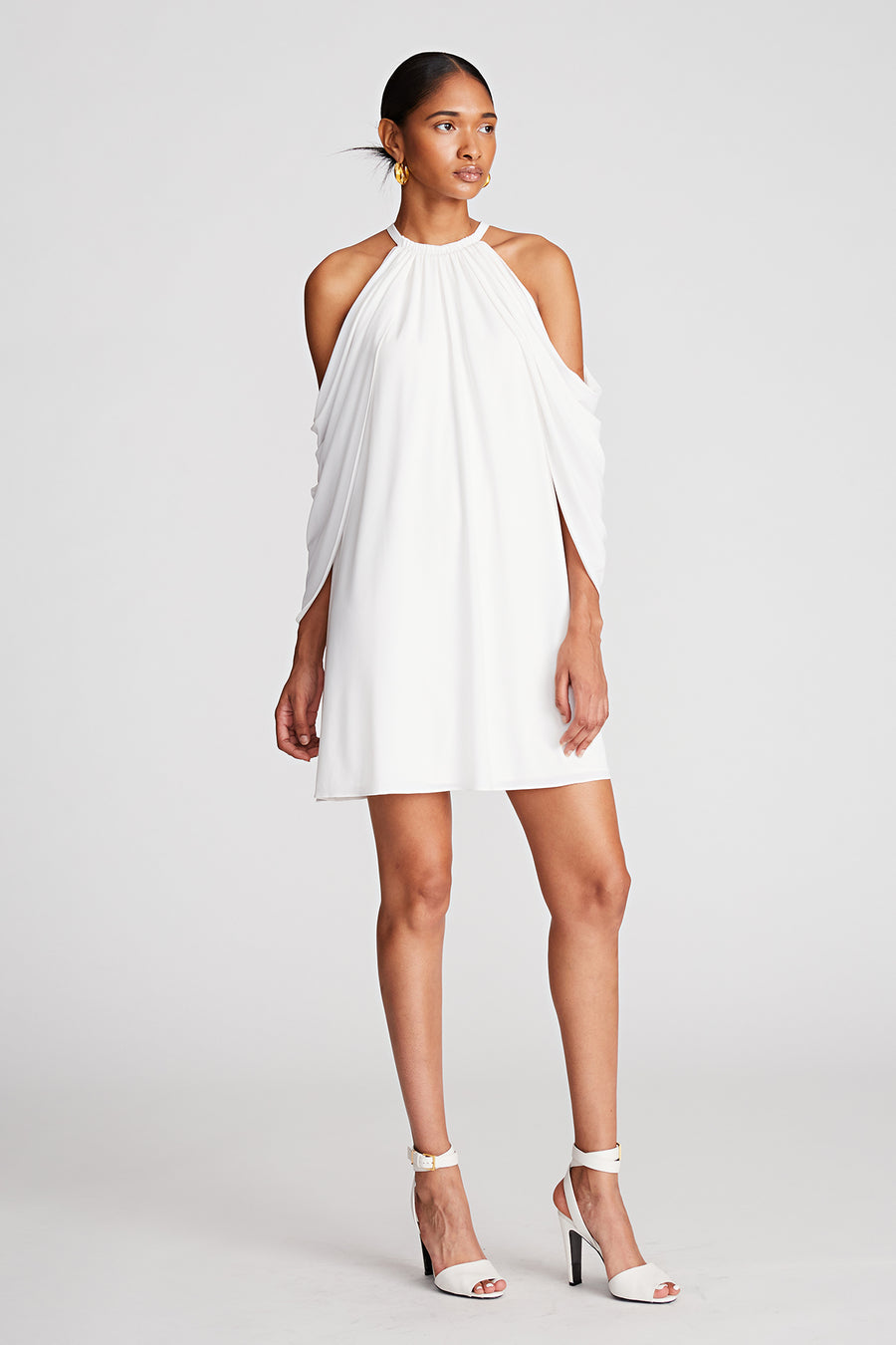 Elsie Dress In Stretch Jersey – Halston Elsie Dress In Stretch Jersey – Halston