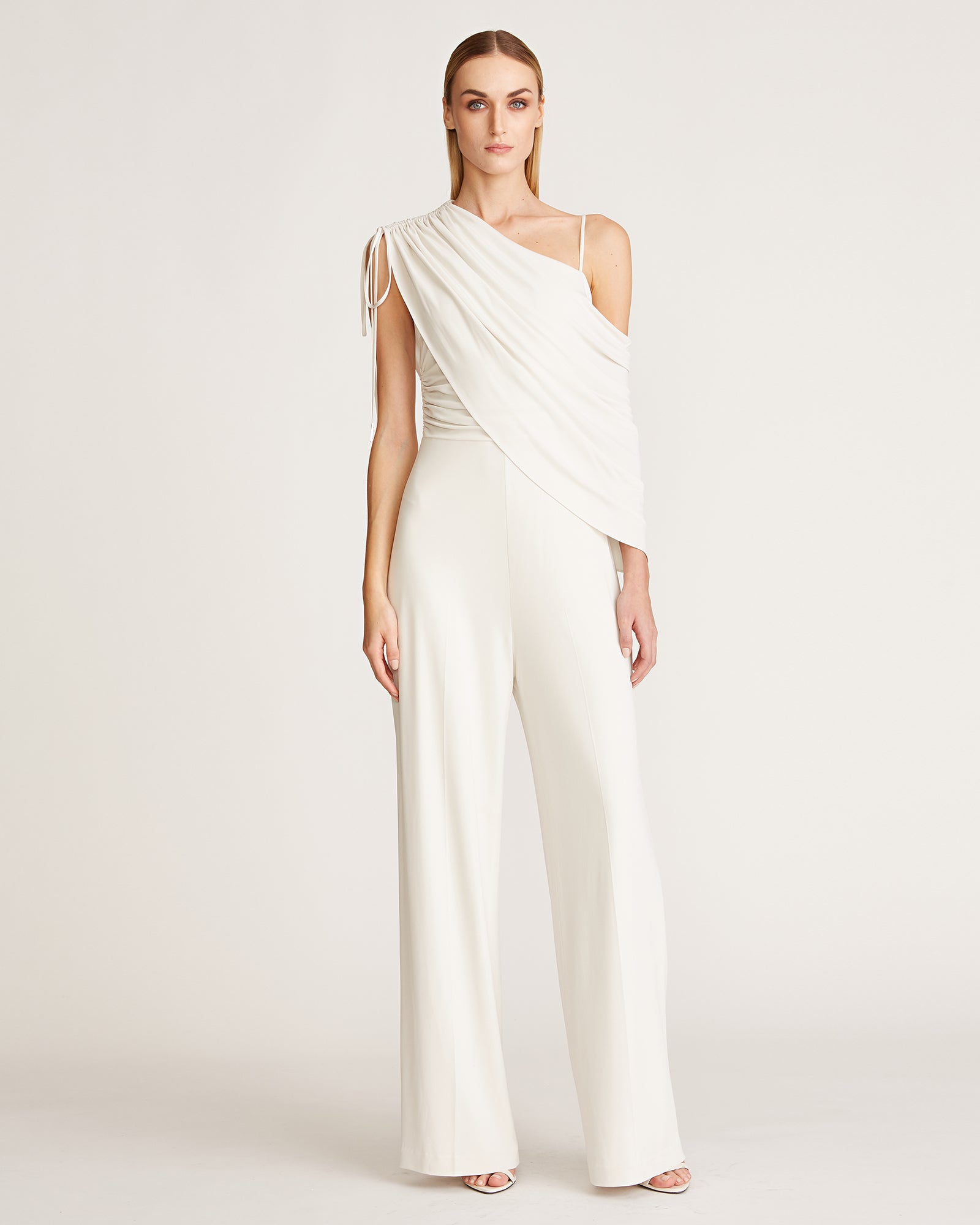 Halston - Hailey Jumpsuit - Powder