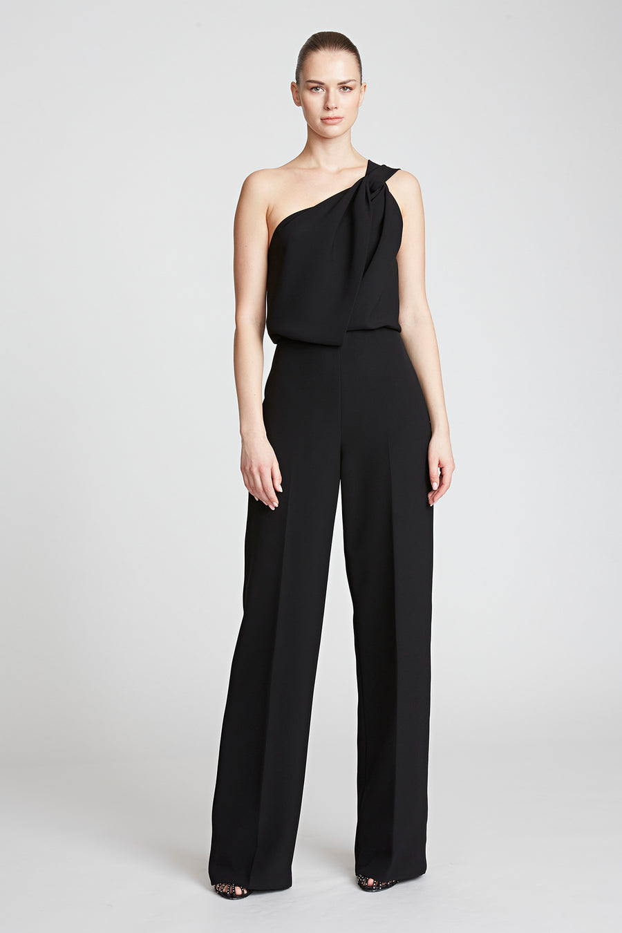 Tess Jumpsuit In Stretch Crepe