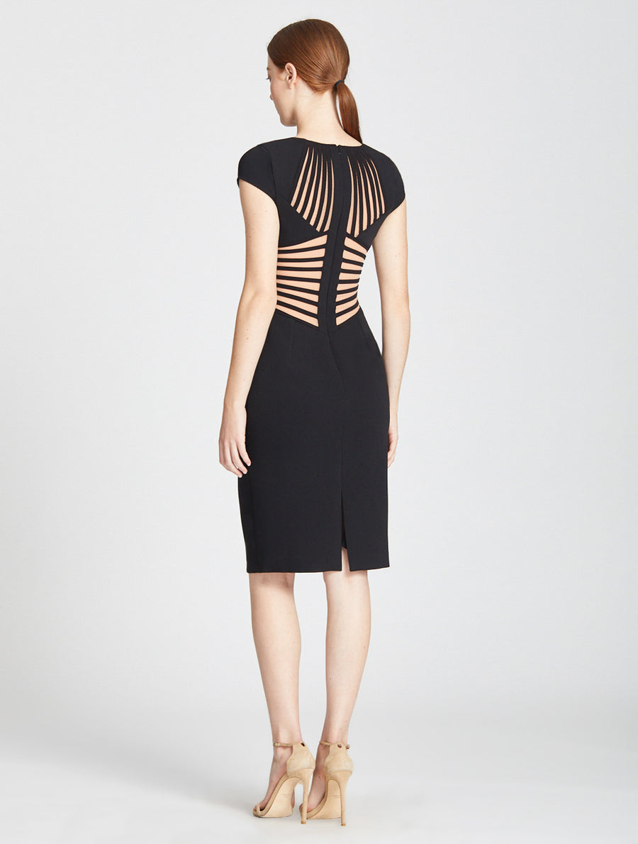 slim fit dress for ladies Lady Temperament Slim-fit Short Sleeve Dress