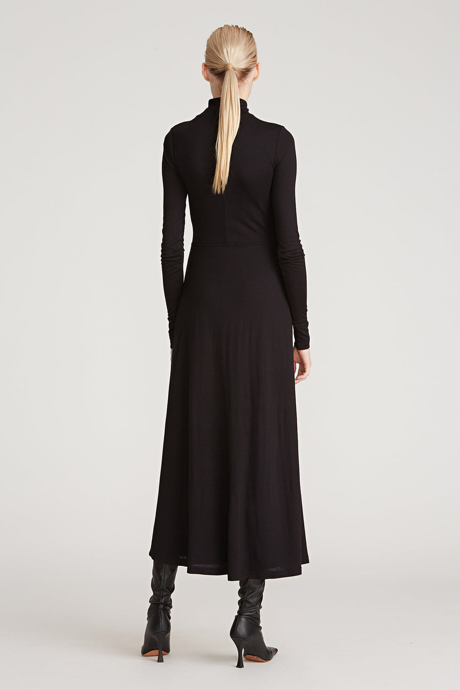 silk jersey dress Halston - Halston