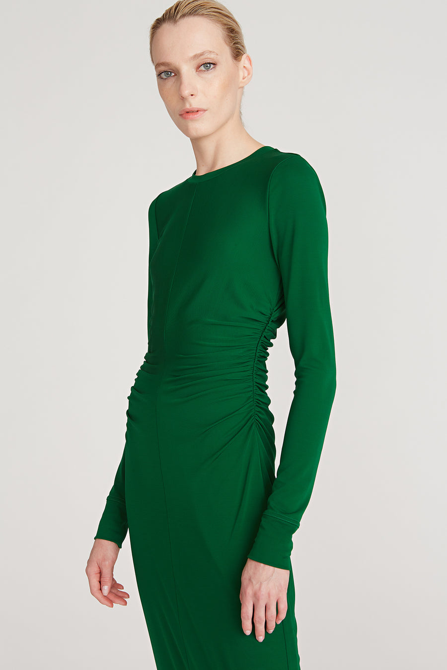 Norah Matte Jersey Dress Jade