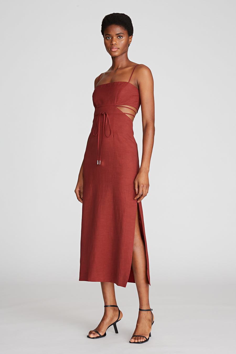 Eli Dress In Viscose Linen Eli Dress In Viscose Linen