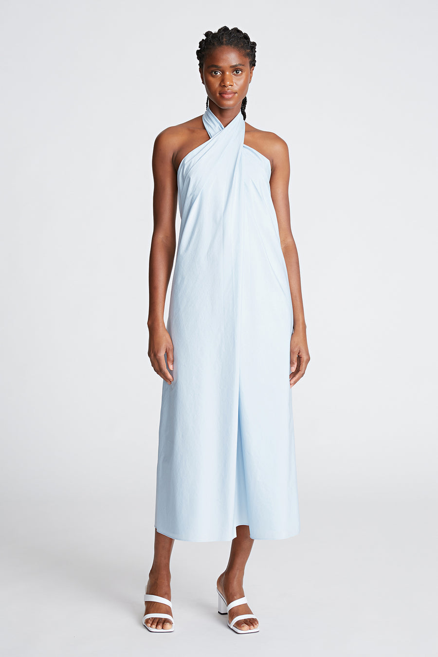 Zoie Dress In Cotton Shirting