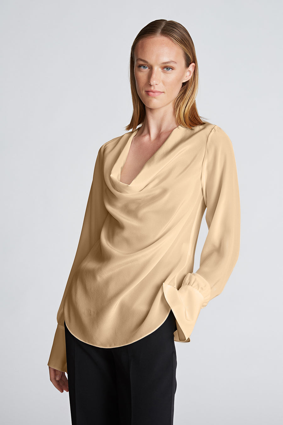 Luisa Top In Charmeuse
