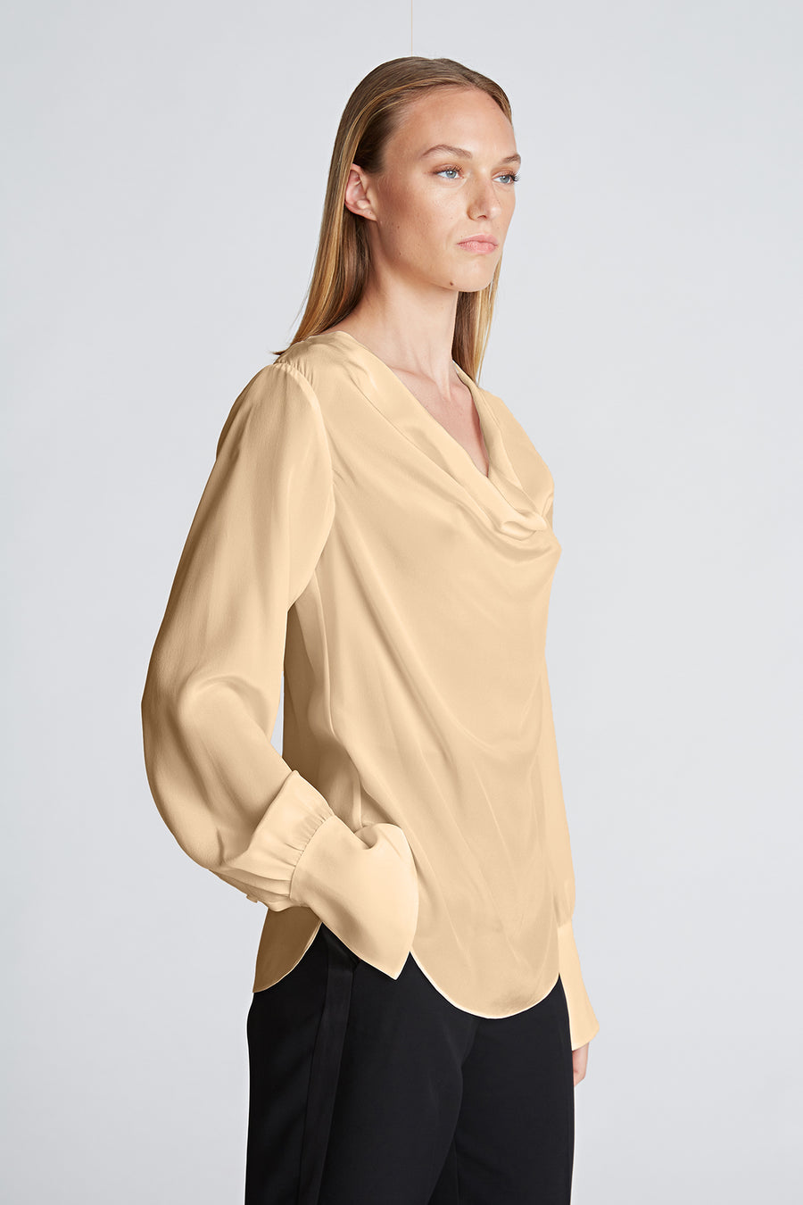 Luisa Top In Charmeuse